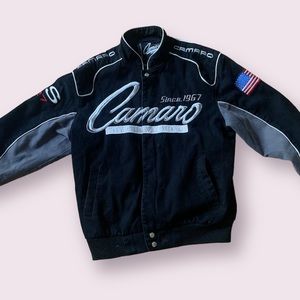Vintage Nascar Camaro Jacket JH Design Medium